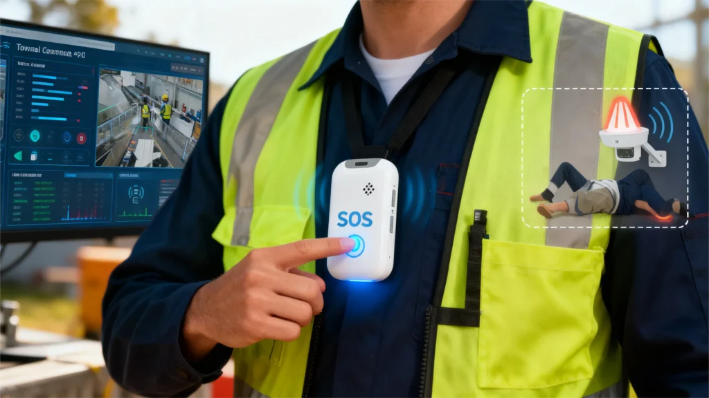 Instant Emergency Response SOS & Automatic Man-Down Alerts